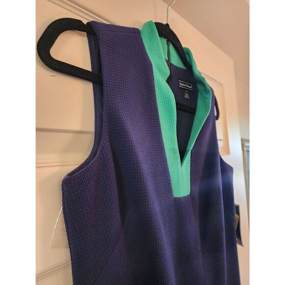 Jessica Howard NWT shift dress green and blue size 8P - Picture 4 of 8